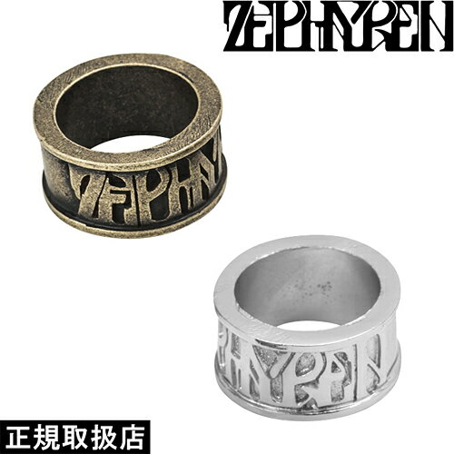 Zephyren ゼファレン METAL RING - VISIONARY - ZEA1951 メタル リング ビジョナリー ACCESSORY アクセサリー 小物 オススメ PRESENT プレゼント GIFT ギフト LOGO ロゴ ONE SIZE SILVER ANTIQUE GOLD 男女兼用 定番 人気 即日発送 翌日配達 正規取扱店 正規品 送料無料