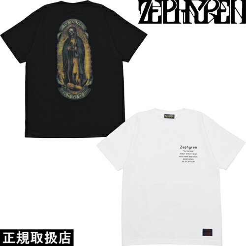 楽天7-SEVEN-Zephyren ゼファレン S/S TEE - REVIVE - Z18PL06 ショートスリーブ ティー リバイブ 半袖 Tシャツ TOPS トップス スカルマリア MARIA LOGO ロゴ オススメ WHITE ホワイト BLACK ブラック プレゼント GIFT ギフト 男女兼用 即日発送 翌日配達 正規取扱店 正規品 送料無料