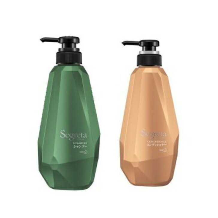 花王 kao セグレタ シャンプー コンディショナー リラクシングハーブの香り ポンプ 430ml 2点セット 送料無料のサムネイル