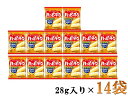 ハッピーターン お菓子 米菓 亀田製菓 ソフトせんべい 28g入り 14袋セット 392g 食べきりサイズ お得なまとめ買いセット(4)