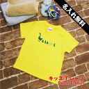 キッズTシャツ duck 名入れ無料 キッズTシャツ かわいい おしゃれ 名前入り 名入り 出産祝い 誕生日プレゼント お祝い ギフト