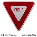 American Sign YIELD SIGN アメリカンプレート 止まれ 標識 サインプレート サインボード アメリカン雑貨 プレート 看板 輸入雑貨 アメリカン ユニーク ユーモア 看板プレート 車 ガレージ 店内 店舗内装 24inch