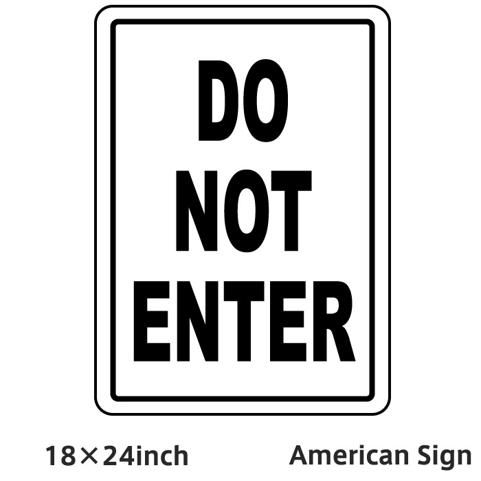 American Sign DO NOT ENTER SIGN SQUARE Ωػ ߤޤ ɸ ꥫץ졼 ꥫ󻨲 ꥫ ץ졼  ץ졼 ͢ ƥꥢ   Х ꥫ ܡ  1824inch