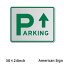 American Sign PARKING AREA SIGN (UP ARROW) ɸ  ־ ꥫץ졼 ꥫ󻨲 ꥫ ץ졼  ץ졼 ͢ ƥꥢ   Х ꥫ ܡ  3024inch Ź