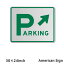 American Sign PARKING AREA SIGN (DIAGONAL ARROW) ɸ  ־ ꥫץ졼 ꥫ󻨲 ꥫ ץ졼  ץ졼 ͢ ƥꥢ   Х ꥫ ܡ  3024inch Ź