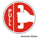 PULL LABEL DOOR STICKER ステッカー アメリカンサイン アメリカン シール ドア用 アメリカン雑貨 店舗内装 インテリア 車 自転車 防犯...