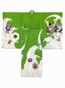 JAPANSTYLE お宮参りの着物 掛け着 産着 男の子 日本製 お祝い着(合繊) 襦袢付き「緑、宝船」IMBU902 購入 販売 2