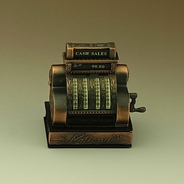 『アンティーク調 鉛筆削り』 レジスター ミニチュア 鉛筆削り 【即納】