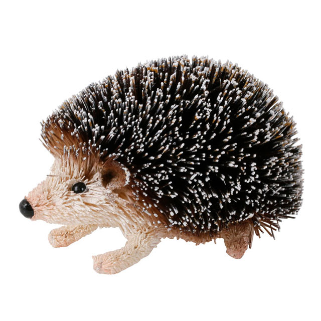 アジアン エスニック 雑貨 置物 オブジェ たわしアニマル ハリネズミ 大 ミックス M81-1491L かわいい おしゃれ インテリア 動物 おもしろのサムネイル