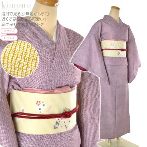 \つきはじめ市/ 洗える着物 単品 小紋プレタ 袷せ 鹿の子 小《M-L_全7色》|仕立て上がり おしゃれ 袷 春秋冬用 大人 レディース 女性 宅配便『asn10』新品購入 10009950★バレンタイン 福袋 クーポン★