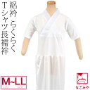 \17周年感謝祭セール/ 【ランキング1位受賞】 長襦袢 うそつき 襦袢 夏用 日本製 女物 夏絽 洗える tシャツ 長襦袢 スリップ 夏絽 半衿付き 肌襦袢 筒袖 共袖 衣紋なし 礼装 おしゃれ 大人 レディース 女性★ご愛顧感謝福袋クーポン★