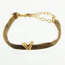 ルイ ヴィトン LOUIS VUITTON シルク チェーンブレスレット M68410 アクセサリー レディース 【中古】