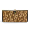 クリスチャン ディオール Christian Dior トロッター クラッチバッグ パーティバッグ ブラウン系 レディース 【中古】
