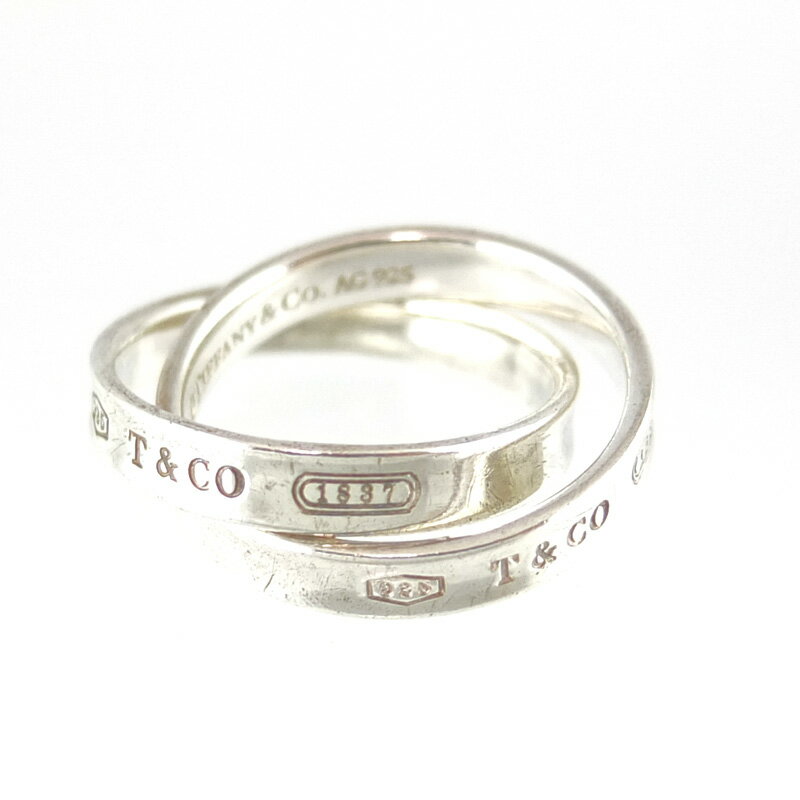 樂天商城 - ティファニー TIFFANY＆Co. 1837 ナロー ダブル リング 指輪 925 シルバー 11号 アクセサリー レディース 【中古】