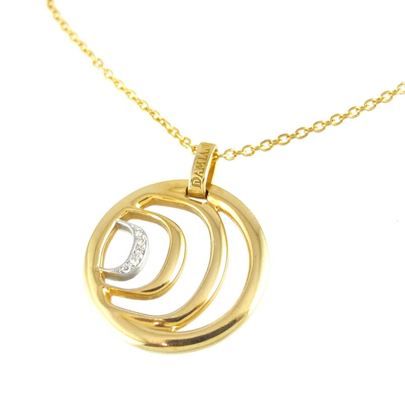 樂天商城 - ダミアーニ DAMIANI ダミアニッシマ 750 ペンダント ネックレス ダイヤモンド K18YG K18WG イエローゴールド ホワイトゴールド アクセサリー レディース 【中古】