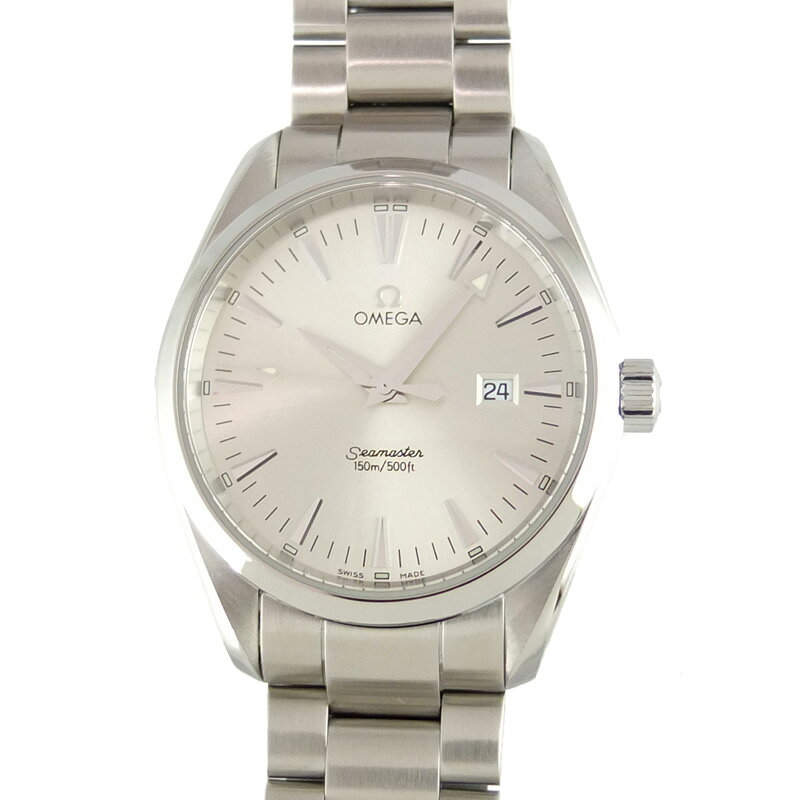 オメガ OMEGA シーマスター アクアテラ 2517.30 クォーツ シルバー文字盤 メンズ 腕時計 SS 【中古】