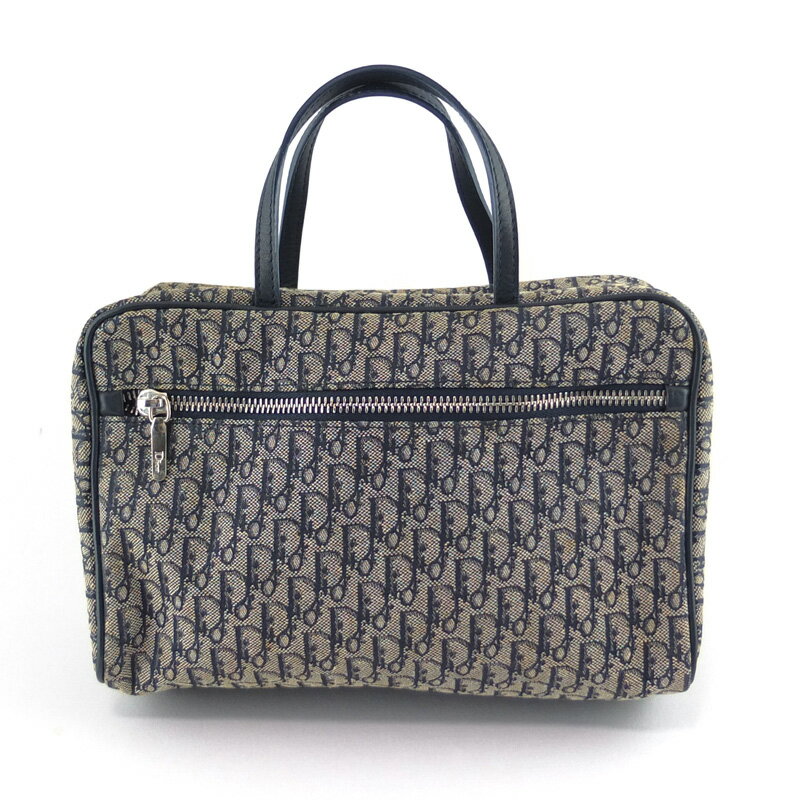 乐天商城 - クリスチャンディオール Christian Dior トロッター ハンドバッグ ポーチ キャンバス レディース 【中古】