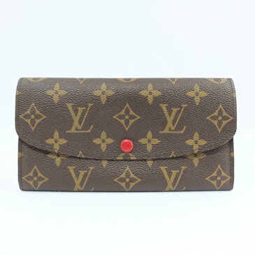 ルイ　ヴィトン　LOUIS　VUITTON　ポルトフォイユ　エミリー　M60136　モノグラム　二つ折り長財布　【中古】