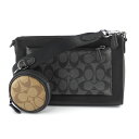 コーチ COACH ホールデン クロスボディ 2WAYバッグ C5598 クラッチバッグ シグネチャー ブラック メンズ 【中古】|詳細画像