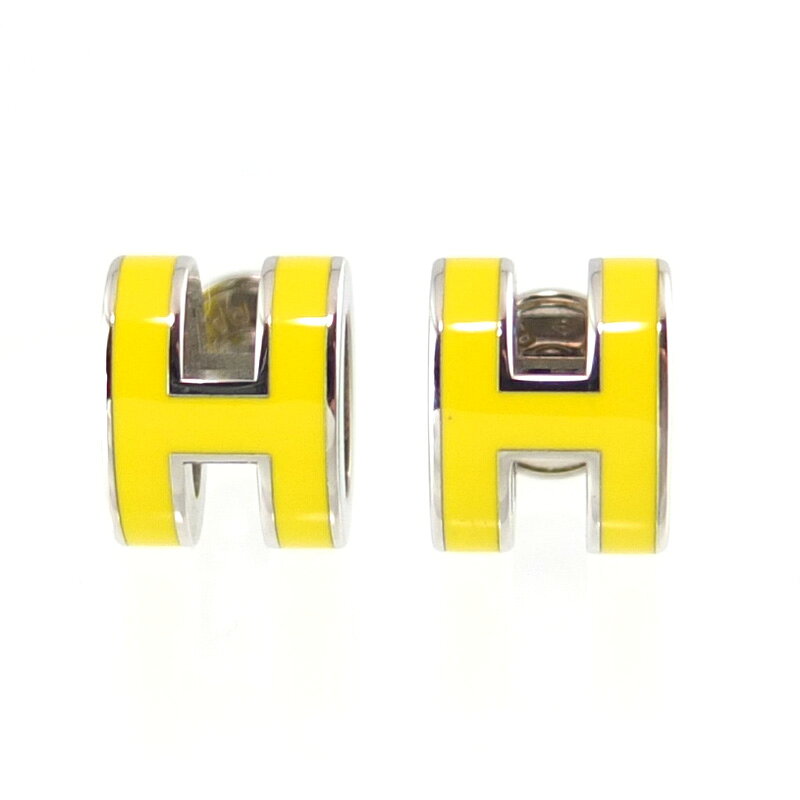 Rakuten - エルメス HERMES ミニ ポップアッシュ ピアス イエロー シルバー アクセサリー レディース 【中古】