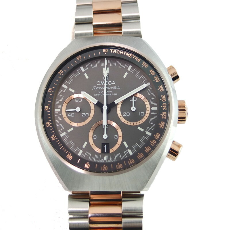 Rakuten - オメガ OMEGA スピードマスター マーク2 327.20.43.50.01.001 クロノグラフ 自動巻 グレー文字盤 セドナゴールド SS メンズ 腕時計 【中古】