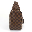 ルイ ヴィトン LOUIS VUITTON ジェロニモス N51994 ボディバッグ ショルダーバッグ ダミエ エベヌ メンズ 【中古】