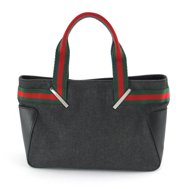 乐天商城 - グッチ GUCCI シェリーライン ハンドバッグ 73984 ブラック レディース 【中古】