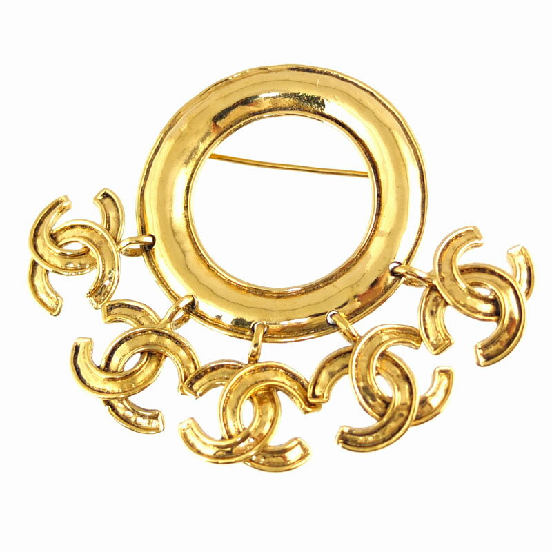 樂天商城 - シャネル CHANEL ココマーク ブローチ 94P ゴールド アクセサリー ヴィンテージ レディース 【中古】