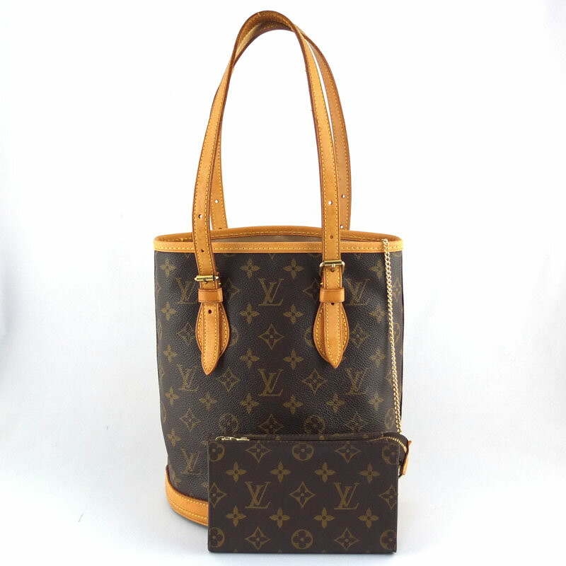 Rakuten - ルイ ヴィトン LOUIS VUITTON バケットPM M42238 ショルダーバッグ トートバッグ モノグラム レディース 【中古】