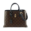 ルイ ヴィトン LOUIS VUITTON フラワー トート M43550 2WAYバッグ ハンドバッグ モノグラム ゴールド金具 レディース 【中古】