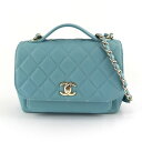 シャネル CHANEL マトラッセ ビジネス アフィニティ A93749 チェーンショルダーバッグ キャビアスキン レディース 【中古】