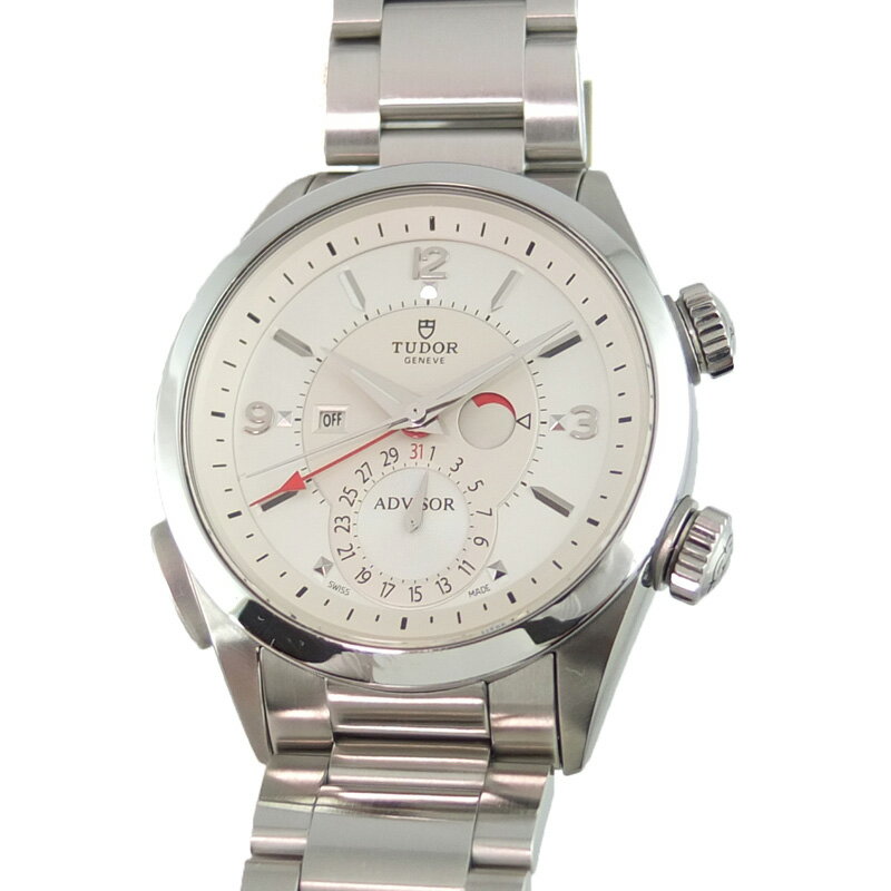 チューダー チュードル TUDOR ヘリテージ アドバイザー 79620T 自動巻 シルバー文字盤 メンズ 腕時計 SS 【中古】