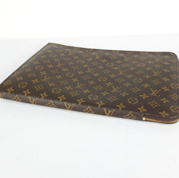 ルイ ヴィトン LOUIS VUITTON ポッシュ・ドキュマン　M53456　モノグラム　書類ケース　クラッチバッグ　メンズ 【中古】