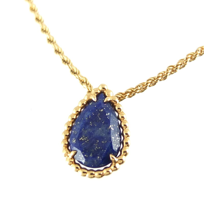Rakuten - ブシュロン BOUCHERON セルパンボエム ペンダント スモール ネックレス ラピスラズリ K18YG イエローゴールド レディース 【中古】