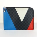 ルイ ヴィトン LOUIS VUITTON ポシェット・ジュールGM N41594 アメリカズカップ ダミエ コバルト クラッチバッグ メンズ 【中古】(4)
