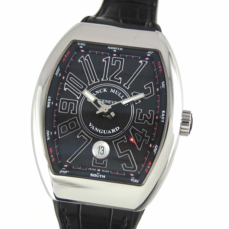 フランクミュラー FRANCK MULLER ヴァンガード V41SCDT 自動巻 ブラック文字盤 メンズ腕時計 【中古】