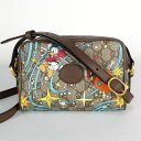 グッチ GUCCI ディズニー DISNEY 648124 ショルダーバッグ GGスプリーム　ドナルドダック　ベージュ　レディース 【中古】