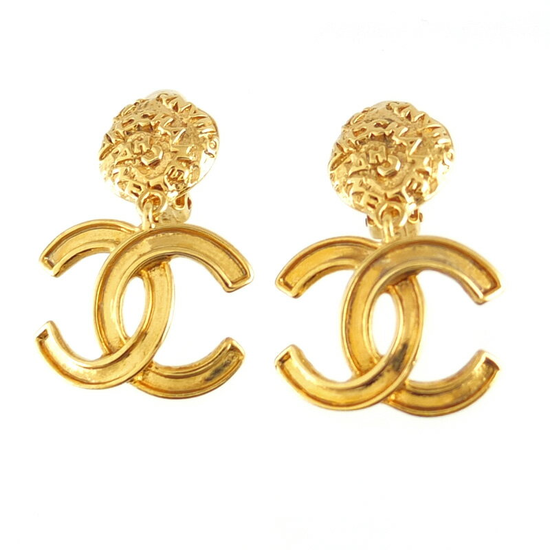 Rakuten - シャネル CHANEL ココマーク スイング イヤリング 95A ゴールド アクセサリー レディース 【中古】