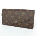 ルイ ヴィトン LOUIS VUITTON ポルトフォイユ・サラ　M60531　モノグラム　ブラウン　二つ折り長財布 【中古】 2