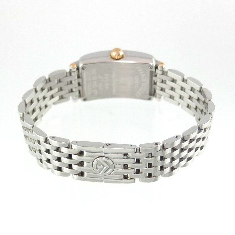 フランクミュラー FRANCK MULLER ロングアイランド プティ レリーフ 802QZ RELSTG AC クォーツ シルバー文字盤 レディース SS 【中古】