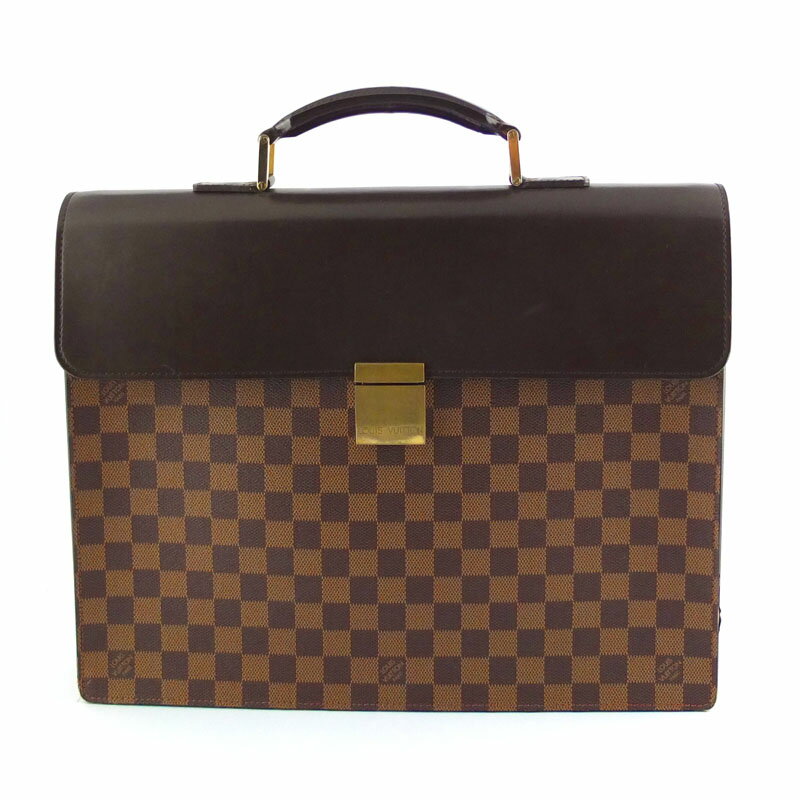 ルイ ヴィトン LOUIS VUITTON アルトナPM N53315 ブリーフケース ビジネスバッグ ダミエ エベヌ メンズ 【中古】