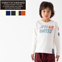 AIR UNITED ロンTEEロンtキッズ sale セール トップス tシャツ 長袖 子供服 ボーイズ ガールズ 男の子 女の子 アメカジ カジュアル 7bridge セブンブリッジ 100 110 120 130 春 秋 在庫処分 春ロンT