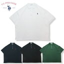 【10％OFF】【U.S.POLO ASSN. 04-19】U.S.POLO ASSN. ポロシャツ春夏新作 US POLO ASSN メンズ レディース ポロシャツ トップス 1ポイントポロシャツ 刺繍 ワンポイント トレンド U.S.POLO ASSN.ポロ 無地 BIGポロシャツ 7bridge クリスマスプレゼント