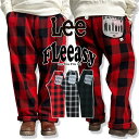 【10％OFF】【SALE】【Lee 12-12】Comfort Fleeasy新作 パンツ レディースパンツ メンズパンツ ワイドパンツ チェックパンツ Leeパンツ Fleeasy ストレッチパンツ ワイドパンツ 男女兼用 XS S M L XL XXL リラックスパンツ ワイド Lee 7bridge プレゼント