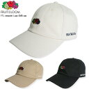 【FRUIT OF THE LOOM 12-25】FTL onepoint Logo EMB cap新作 CAP 帽子 ブランド帽子 ブランCAP FRUIT ...