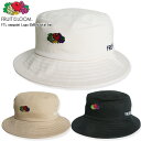 【FRUIT OF THE LOOM 12-25】FTL onepoint Logo EMB bucket hat新作 ハット 帽子 ブランド帽子 ブランドハッ...