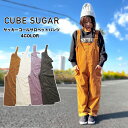 【30％OFF】【SALE】【CUBE SUGAR 12-03】サッカーコールサロペットパンツキューブシュガー サロペット 春 秋 パンツ コーデュロイ sale セール cube sugar レディースパンツ オーバーオール ワイド ワイドパンツ オールインワン セブンブリッジ