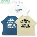 【30％OFF】【SALE】【7BRIDGE 04-17】YOSEMITE Tシャツ tシャツ キッズ 半袖 夏 春 トップス ボーイズ ガールズ 100 110 120 130 140 150 160 キッズT 子供tシャツ 綿100 アメカジ 7bridge かぞくおそろい アウトドア CAMP 登山 セブンブリッジ