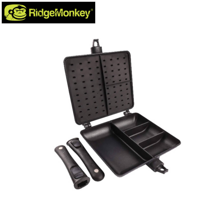 楽天7dials楽天市場支店【あす楽】 RidgeMonkey/リッジモンキー コネクトコンビ&スチーマーセット 温野菜調理も可能な1つで4セクションの多目的パン 軽量アルミニウム構造でハンドルも取り外しが可能 コンパクト収納 多用途調理にこれ1台 Connect Combi and Steamer Set 【送料無料】