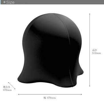 ジェリーフィッシュチェアー JELLYFISH CHAIR ブラック/レッドバランスボールチェア バランスボールが入ったユニークなクラゲ型の椅子 バランスボールに座ることにより良い姿勢を意識することができます【あす楽_土曜営業】【送料無料】ポイント最大24倍